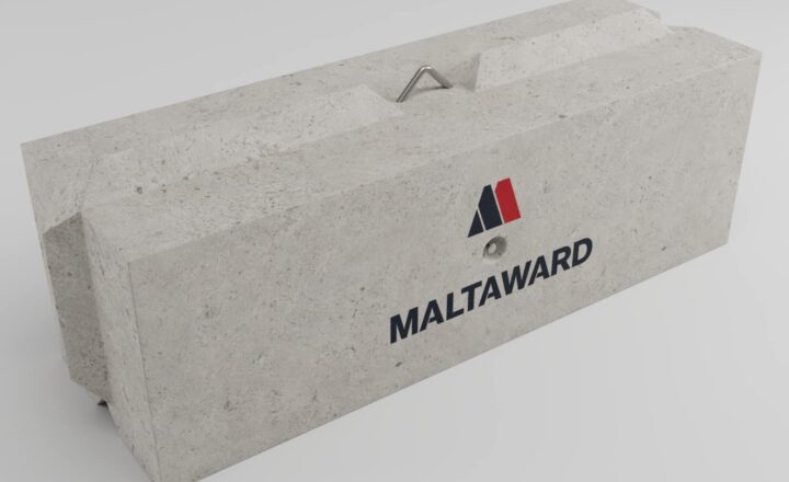 Vee Block Concrete Barriers