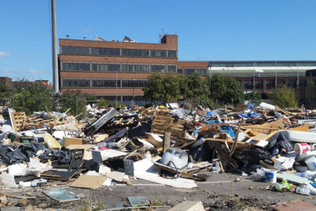 Image showing an example of Fly Tipping