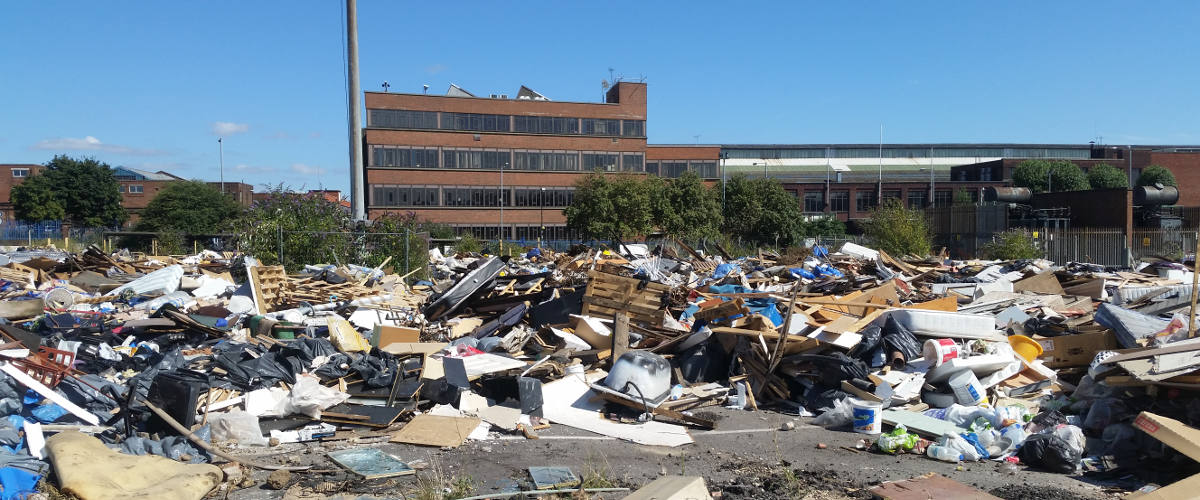 Image showing an example of Fly Tipping