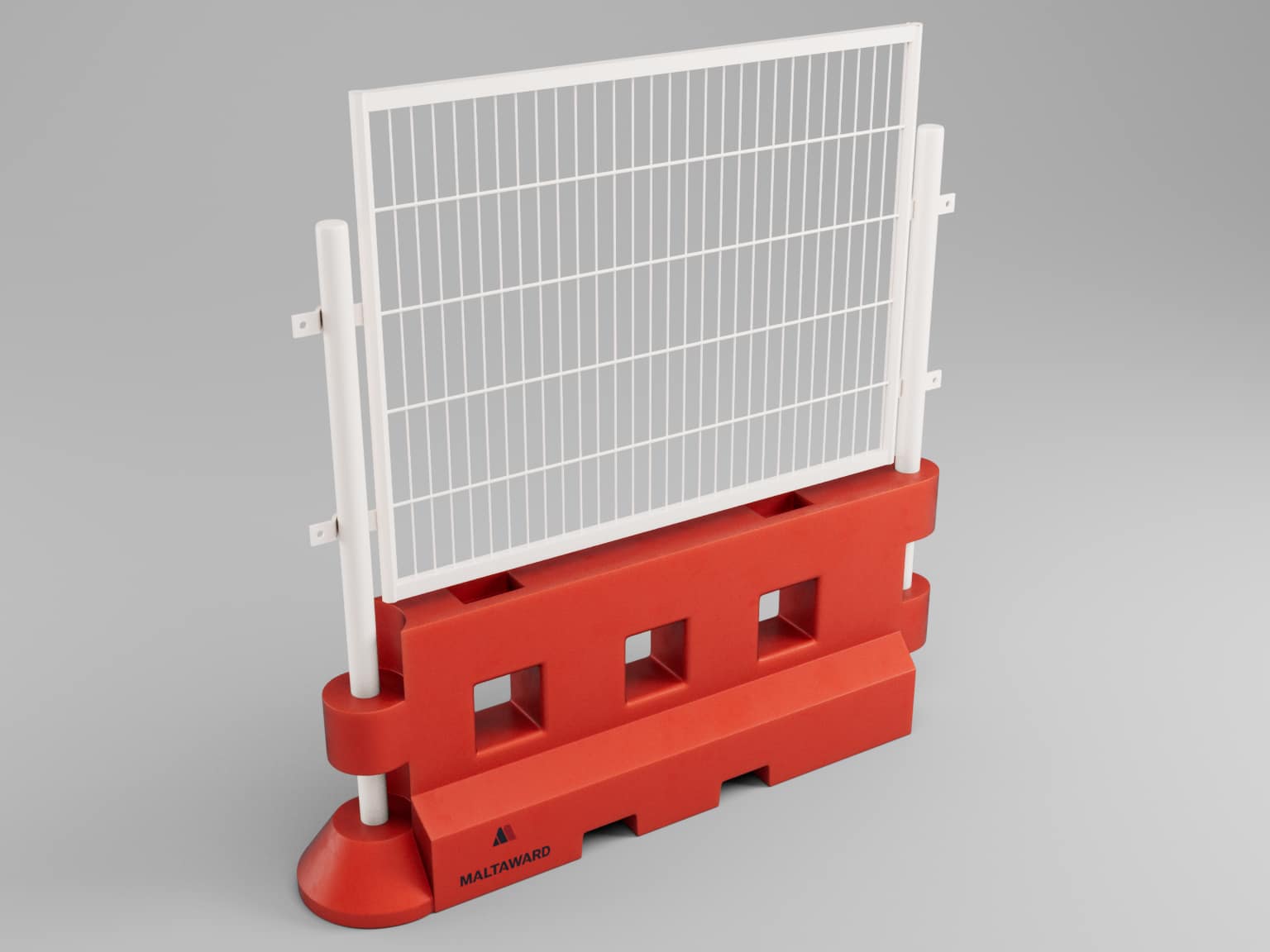 GB2 Heavy duty barrier with fence