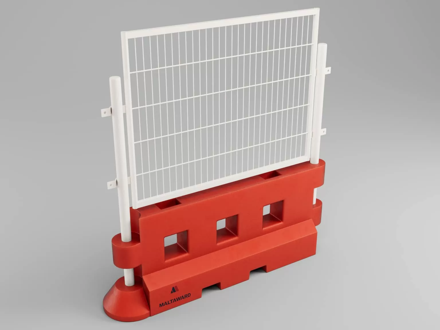 GB2 Heavy duty barrier with fence