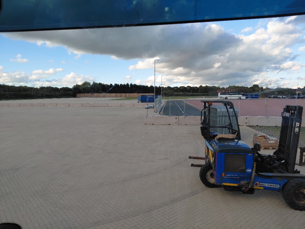 TVCB Heras fencing delivered and ready to be installed