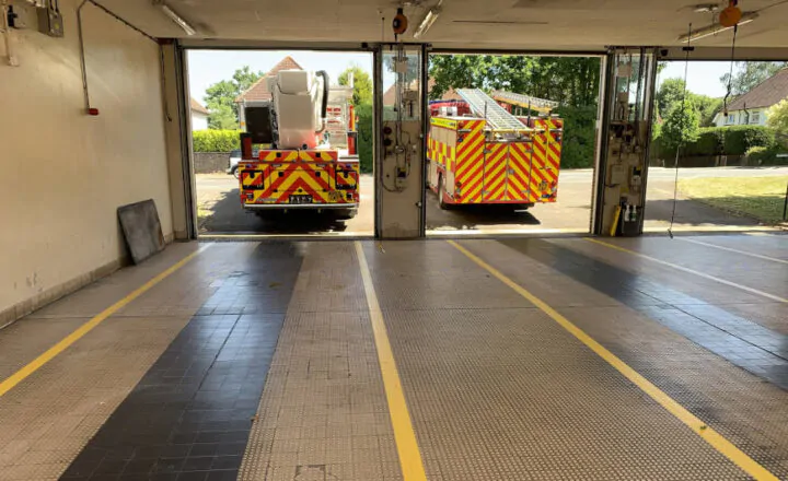 Horsham Fire Station - Line Painting 1