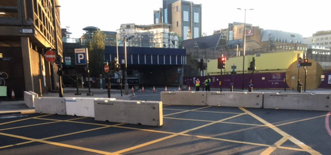 Maltaward Concrete Barriers in Central London 