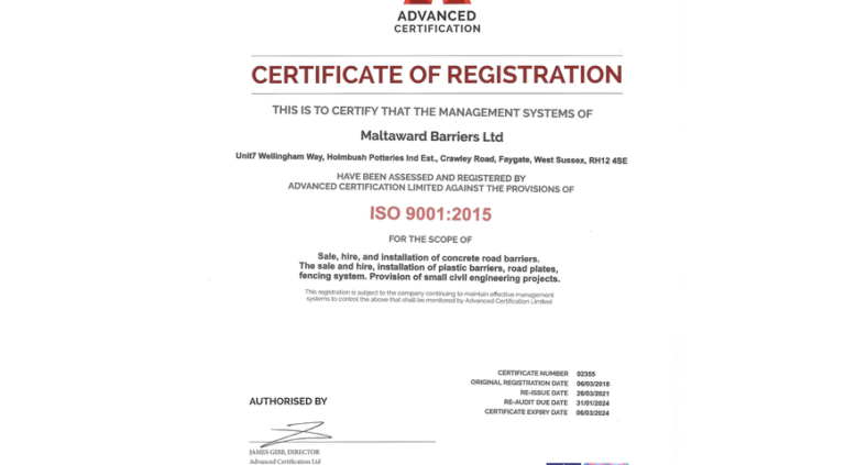 ISO 9001:2015 accreditation featured image