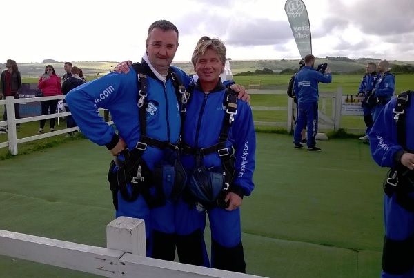 Jim and Tony Charity Skydive