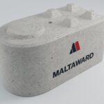 rounded interlocking concrete block