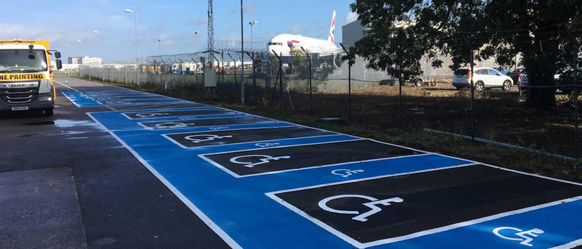 Disabled Bay Line Paining