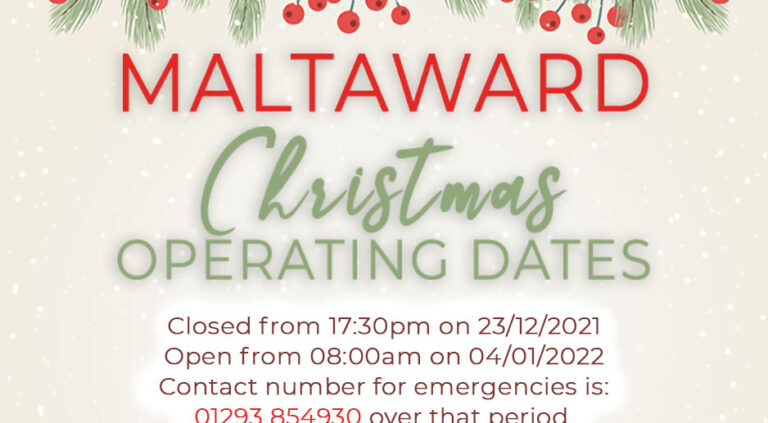 Christmas Operating Hours