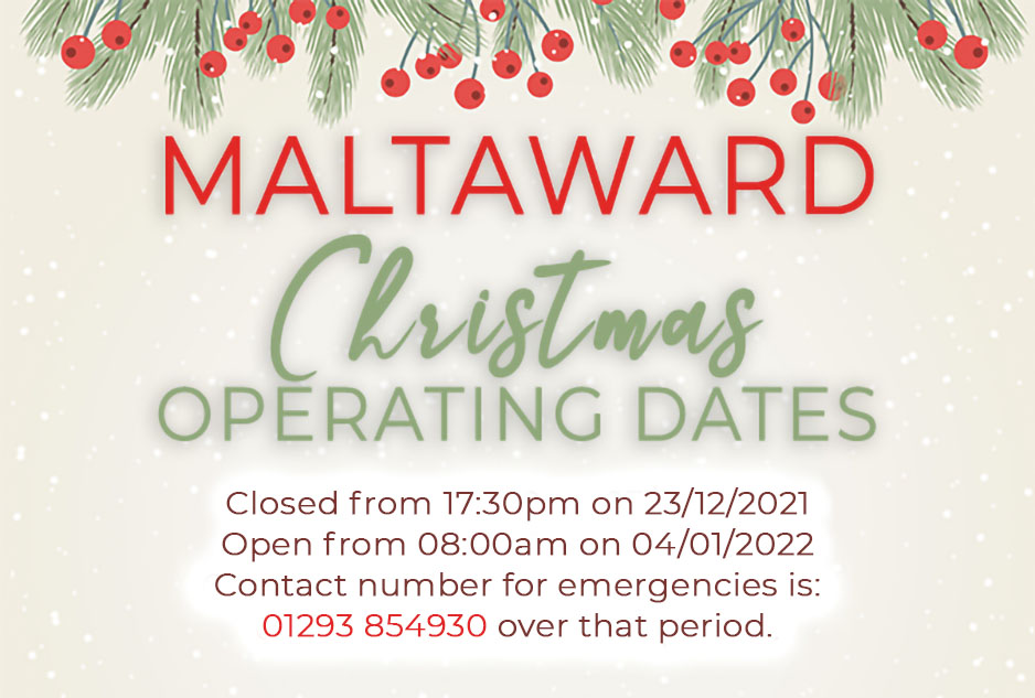 Christmas Operating Hours