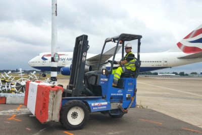 Airside Services - Moving and Installing Barriers