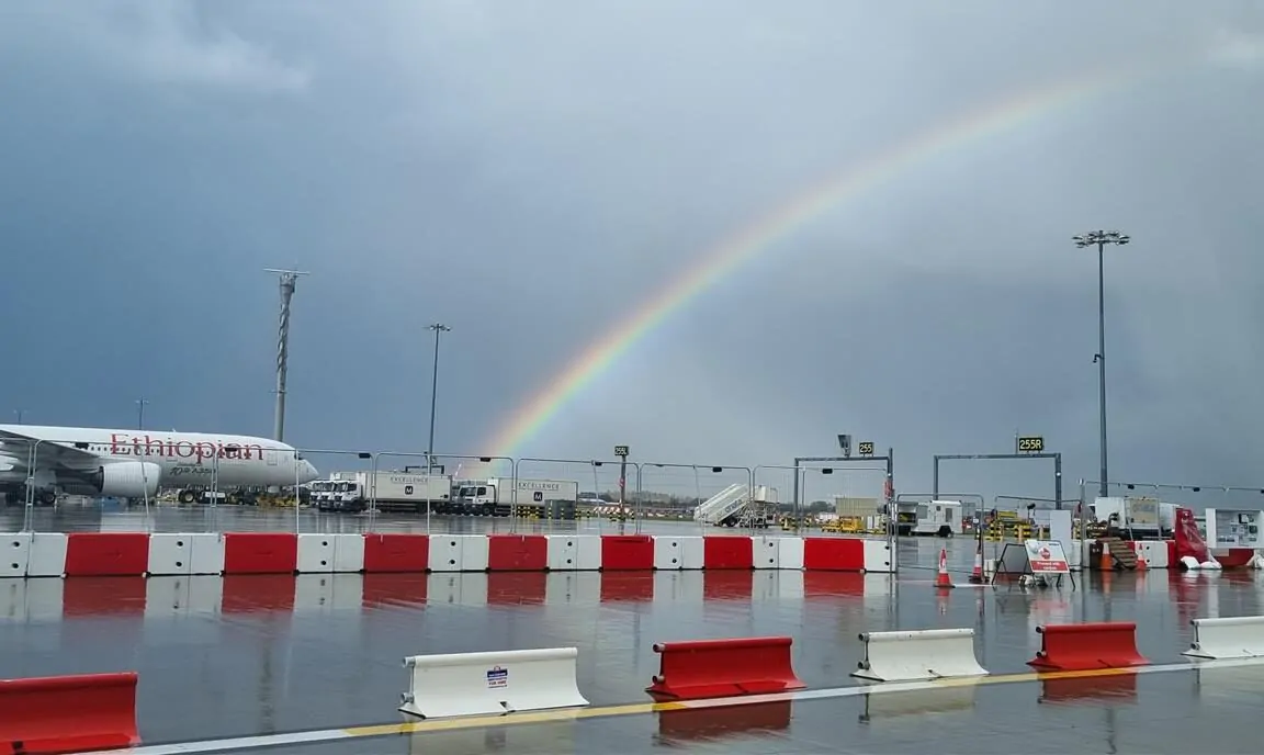 TVCB barriers, heras fencing and MASS barrier in airport