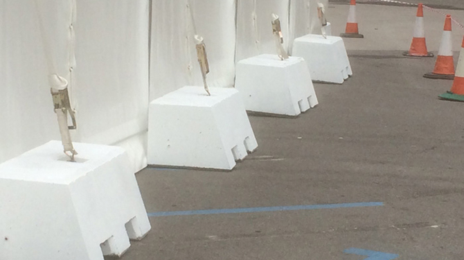 Malta Marquee block with Forklift Slots (500kgs / 1000kgs )
